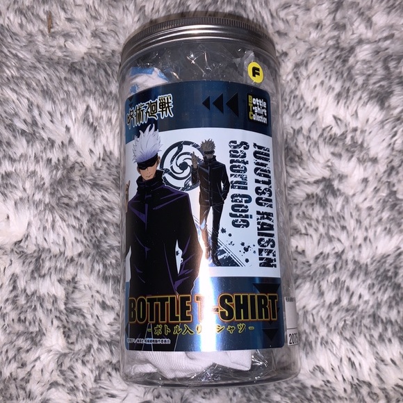 New From Japan Satoru Gojo Jujutsu Kaisen Anime/Manga TShirt Bottle T-Shirt - Picture 2 of 7